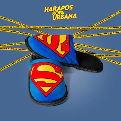 Pantuflas Superman azul