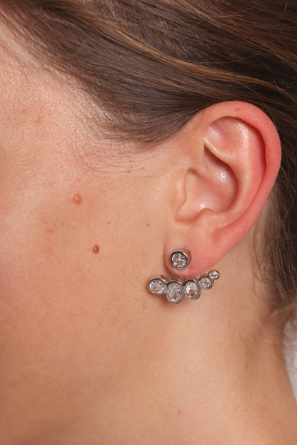 Elisa Earrings - Silver