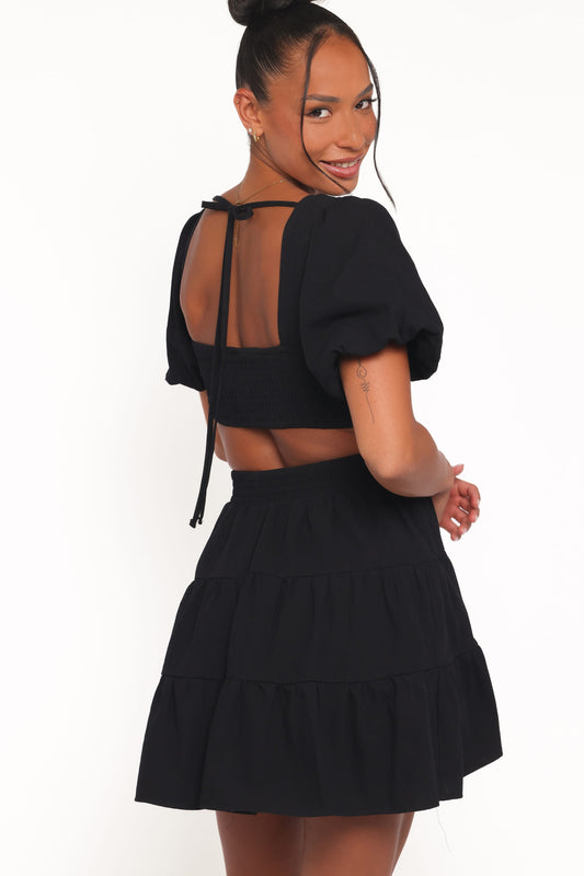 Doris Mini Dress - Black