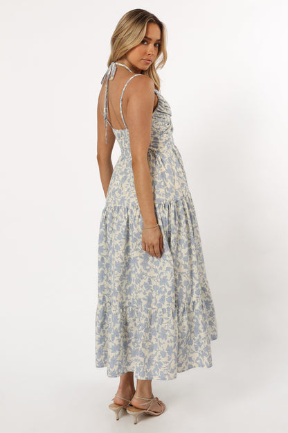 Indy Midi Dress - Blue