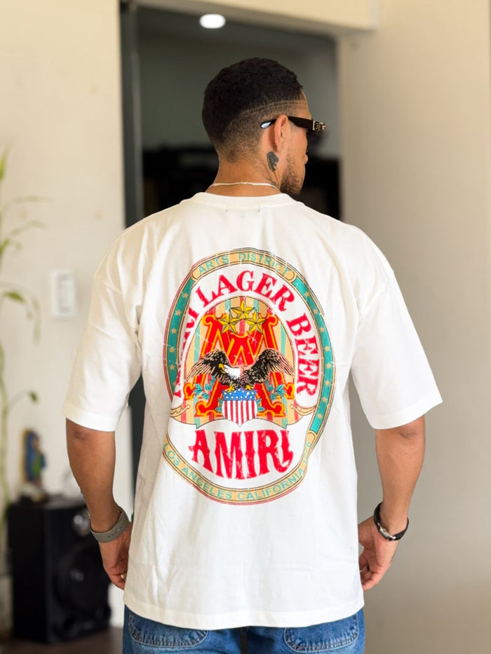 Polera Amiri Beers blanco