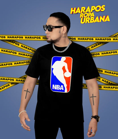 Polera jordan NBA negra
