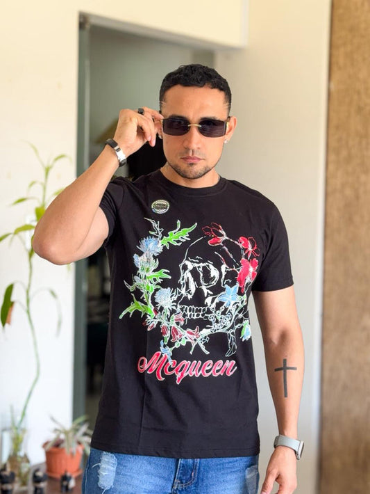 Polera alexander mcqueen negra