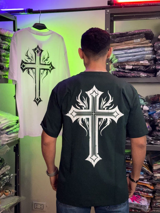 Polera Q7WAY cruz verde