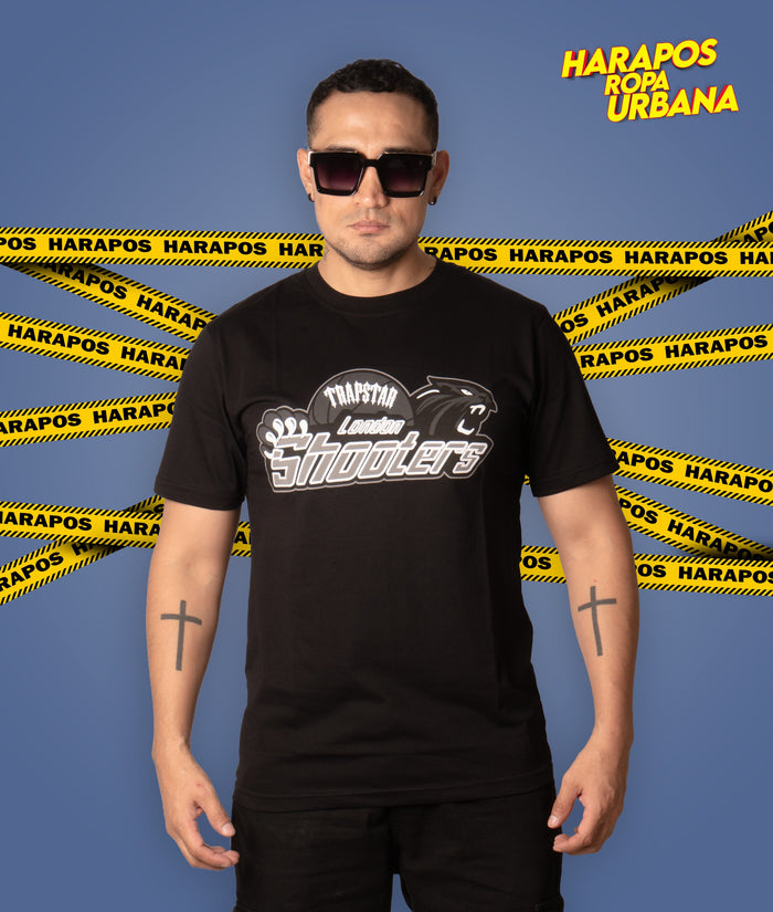 Polera trapstar oversize negro
