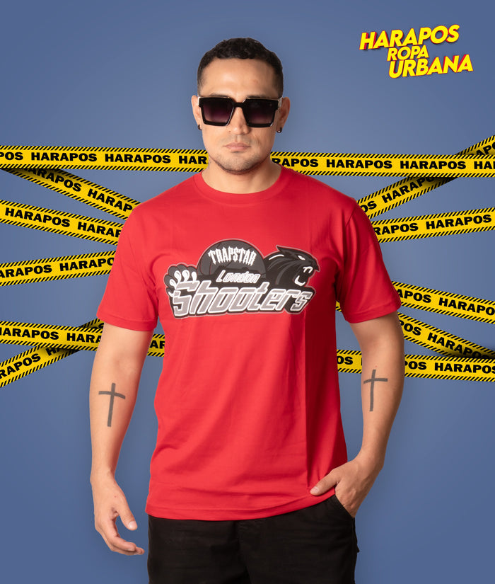 Polera trapstar oversize rojo
