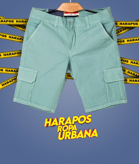 Short Tommy Hilfiger verde agua